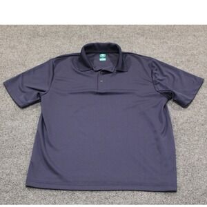 Pro‎ Tour Airplay Mens Polo Shirt Navy Blue Large Polyester Golf Performance Top